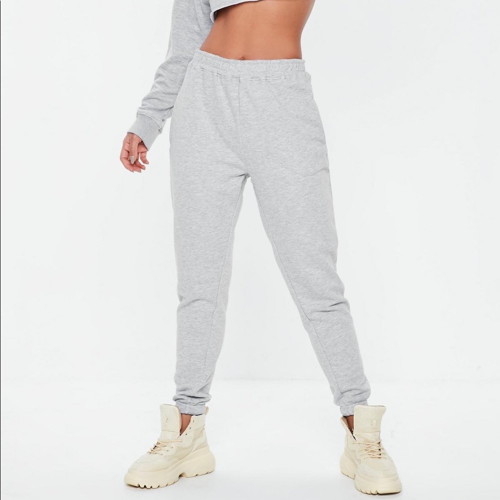 Petite Grey Marl Basic Joggers